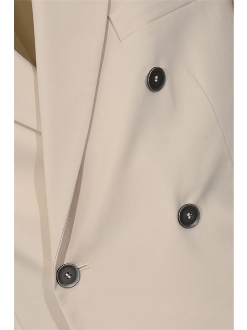 Giacca doppiopetto in misto cotone Ghiaccio Paolo Pecora | L014 01991272